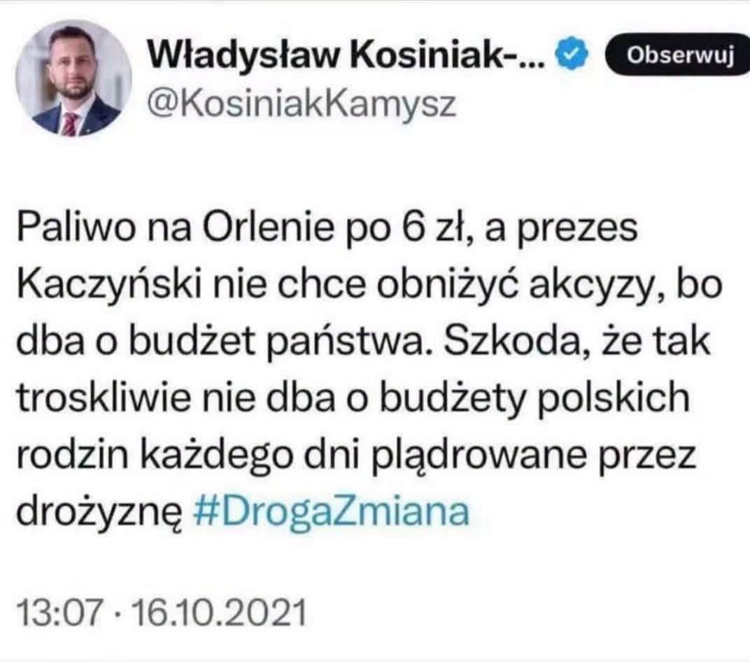 Andrew14148442's tweet photo. @adamSzlapka Potraficie tylko dawać kłamliwe obietnice i obrzucać błotem prezydenta! https://t.co/ohRZiGt3YO
