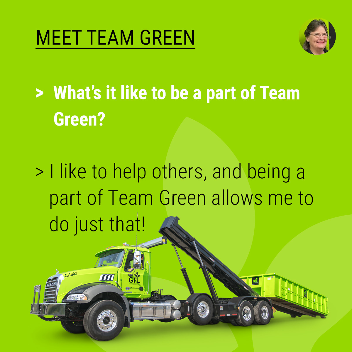 GFLenv's tweet photo. 👋 Meet Kathy Johnson, Scale Clerk Operator in El Dorado, AR!

Kathy is a warm, welcoming presence at the scales, keeping operations moving smoothly while keeping safety at the heart of her work. https://t.co/sf1rbRf0j0