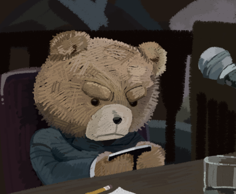 MostLikeyDani's tweet photo. “fine!” *angry birds theme song*
I actually can’t stop DRAWING THUS FAT BEAR
#Ted #TedFanart #MyAmazingSummer https://t.co/1rND6pC7YZ