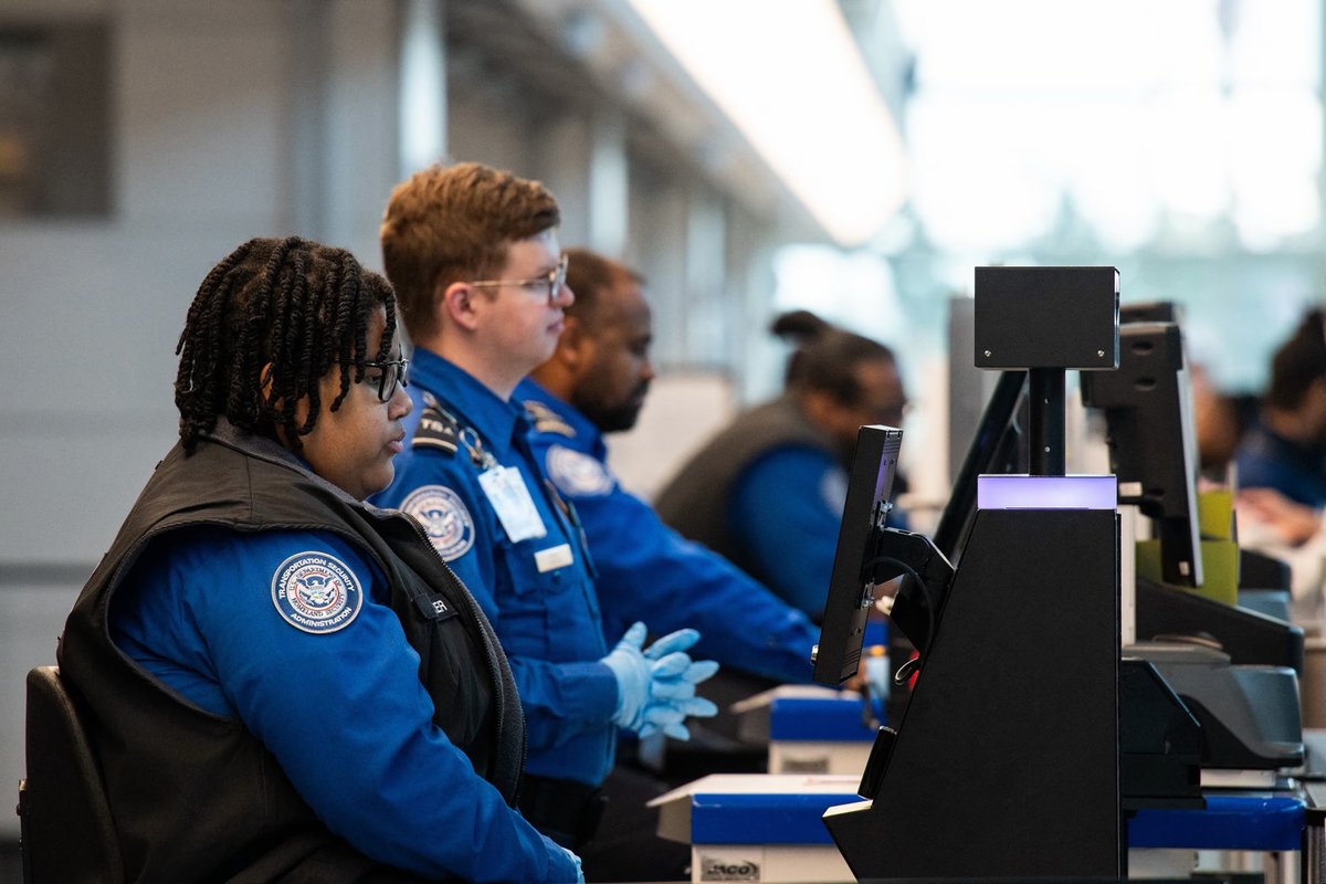 BillMelugin_'s tweet photo. NEW: TSA confirms to @FoxNews that they are taking chairs away from TSA officers checking IDs/travel documents at security lines at airports in an effort to improve vigilance and hospitality by having officers stand and look passengers in the eye while interacting. A TSA spokesperson tells FOX that the officers are on 15 minute rotations checking IDs and helping passengers through scanners, then get 30 minutes sitting down in a chair at the X-Ray machine to scan for luggage. TSA will now mandate that the officers checking travel documents remain standing for their rotation. 

TSA statement to Fox:

"TSA officers performing the travel document checker role are the first to interact with the traveling public. This welcome change reinforces both our security posture and our commitment to hospitality by having these officers on their feet and alert. All officers must meet fitness for duty requirements to be capable of performing their vital national security function while simultaneously creating a welcoming and professional environment for travelers. "

The decision has led to criticism from TSA unions and Democrats on the House Homeland Security Committee, @HomelandDems , which posted on X:

"🚨BREAKING: The Trump admin is taking CHAIRS away from TSA officers checking IDs at airports. Republicans are dedicated to making life as miserable as possible for federal workers. Give them back their damn chairs.”

TSA is responding to those Democrats in another statement to Fox:

“After TSA officers were held hostage for months upon months without pay through Democrat-led shutdowns, it’s laughable that any Dem would open their mouth about a policy change that benefits security and hospitality.”