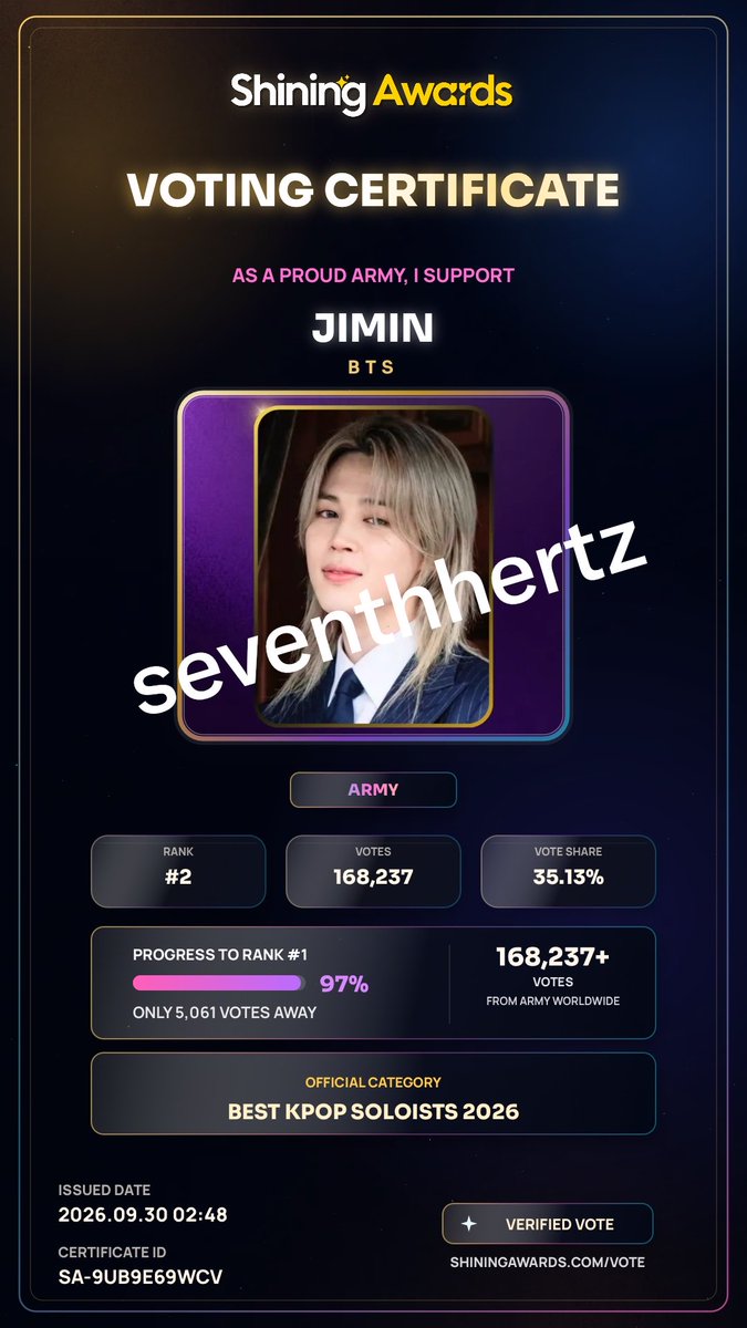 seventhhertz's tweet photo. ‼️ รีทวิต/เมนชั่นเพื่อโหวต —  I vote for #ARIASBTS at the 2026 ARIA Music awards.

💜 โหวตให้บังทัน — https://t.co/6DzfxpkgwD

🐥 โหวตให้น้องจีมิน — https://t.co/T0bAKbqEjl

🐰 โหวตให้พี่จองกุก — https://t.co/P6hCFRSnNH

🐿️ โหวตให้พี่โฮป — https://t.co/d5Zhx6ROrT https://t.co/94NqIdkDat