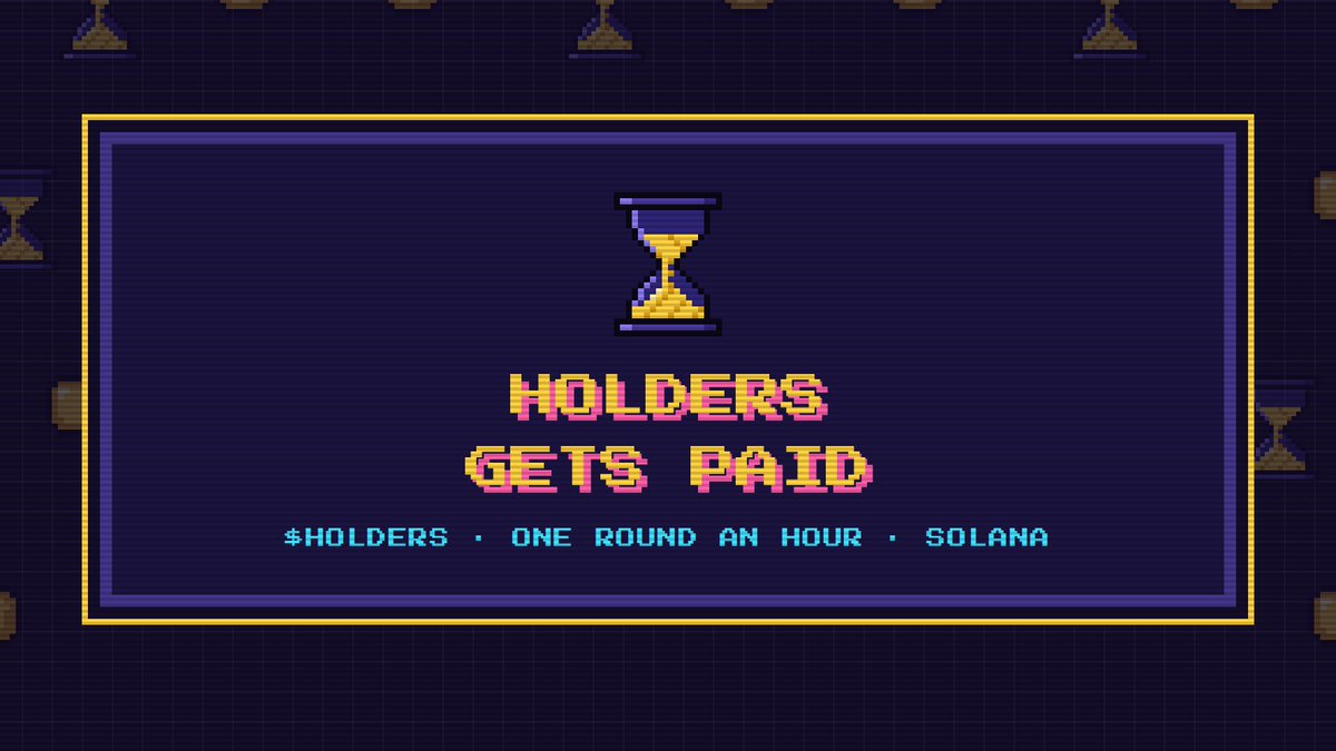 Holdersgetpaid's tweet photo. $HOLDERS is now LIVE 

CA: Dt7YvNkQDsGRk4v5gVraoNbTTR3uQuRE4pFn7nkrpump

Creator fees are sent to a random holder every 15 minutes

Website: https://t.co/Ow8bORszc8

Hold and you might get paid https://t.co/JH3ZQf6nZ0