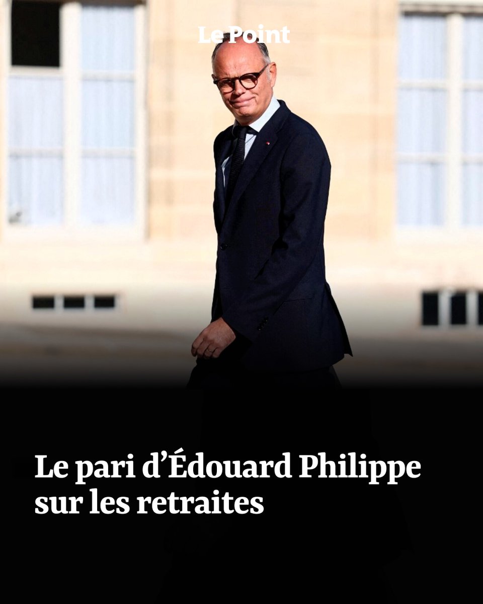 LePoint's tweet photo. Après plusieurs mois d’attente, le candidat à la présidentielle a dévoilé les contours de sa réforme des retraites. Objectif : montrer sa détermination à redresser les comptes publics, sans donner le sentiment d’une potion trop amère. Périlleux.

Par @H_brachet @ElCottereau @NathalieSchuck
➡️ https://t.co/wGPRu6ALiH