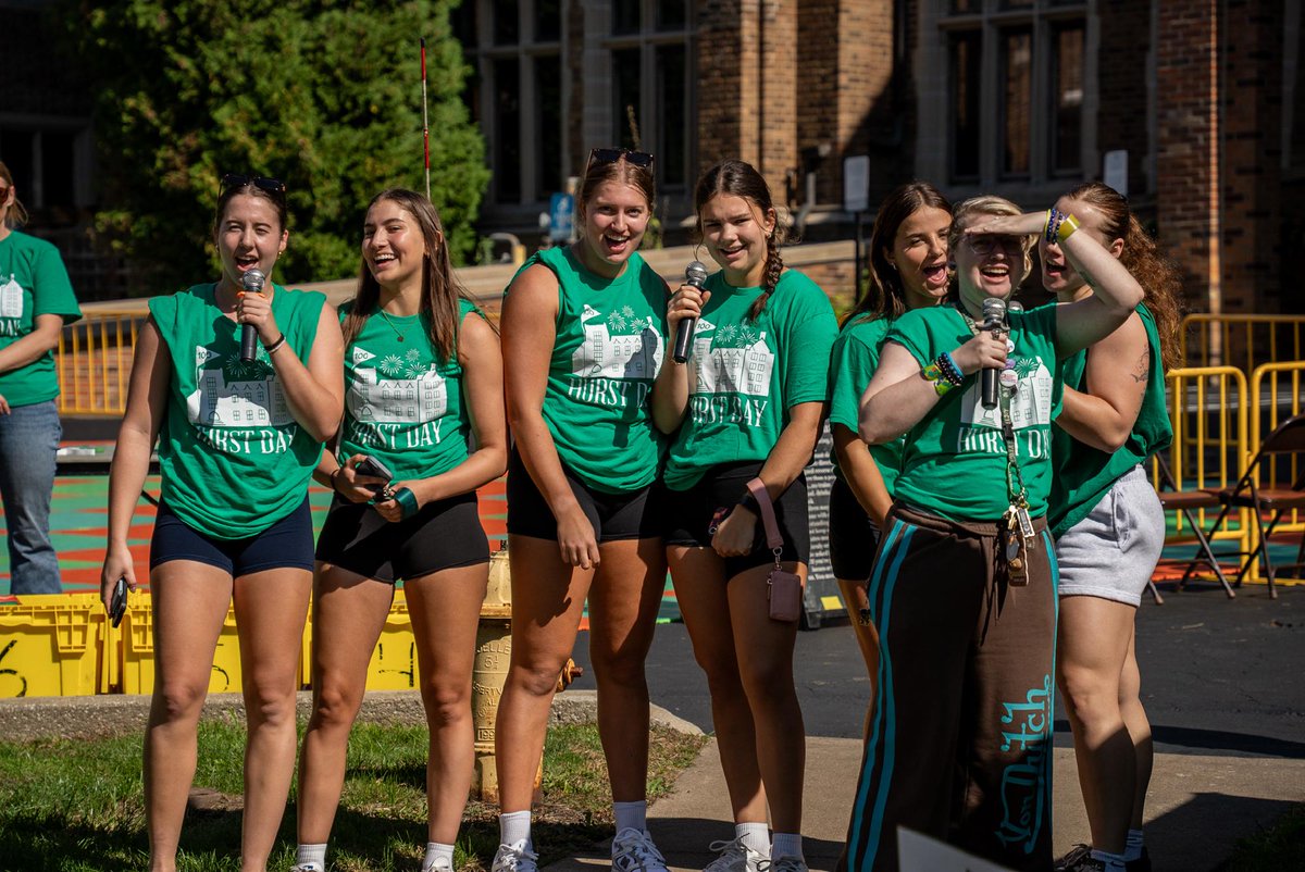 MercyhurstU's tweet photo. Happy Hurst Day, Lakers! ☘What a beautiful afternoon spent living that Laker Life. We’ll be replaying this day for decades to come! Which moment from today will you be replaying? ☘️ #HurstDay https://t.co/LWcGO1LKYH