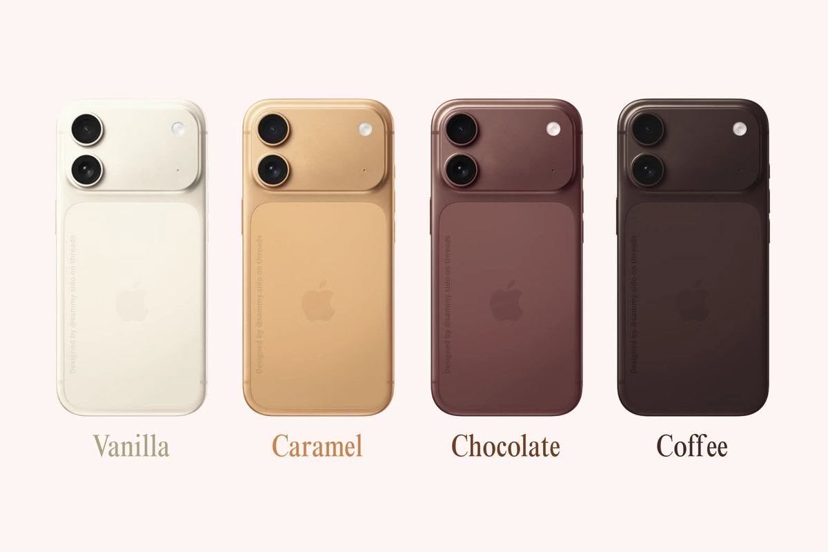 TOTTI6t21's tweet photo. Leaked Base iPhone 18 colors https://t.co/W3R5Fkmcts