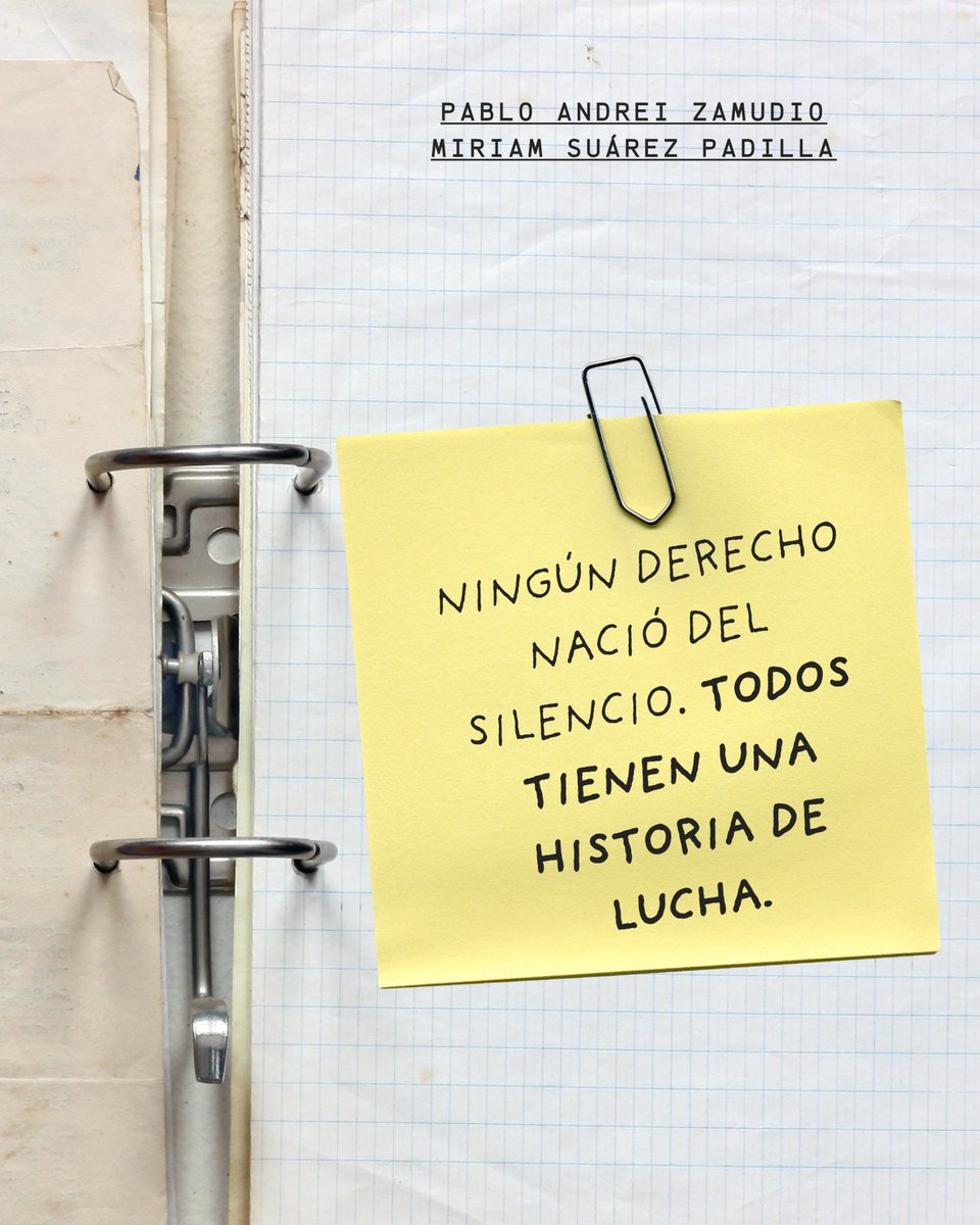 pabloandreiPAZ's tweet photo. ¡Ningún derecho nació del silencio!

Detrás de cada derecho que hoy tenemos, hay historias de lucha, personas que alzaron la voz y generaciones que se negaron a aceptar la injusticia.

Lo que ayer parecía imposible, hoy es un derecho. Y lo que hoy defendemos será la libertad de quienes vienen después.

Porque la justicia también empieza cuando dejamos de ver el dolor ajeno como un problema de alguien más.