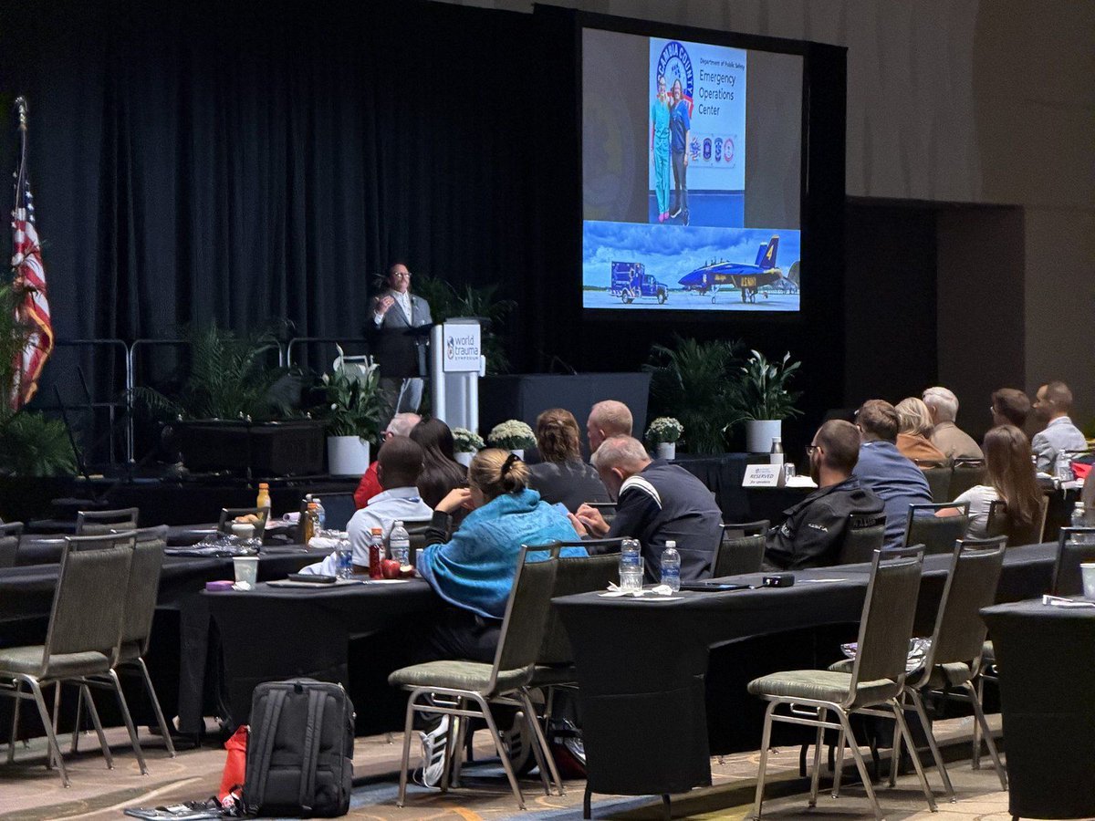 NAEMT_'s tweet photo. A full house at the World Trauma Symposium in Orlando. The afternoon session is digging into prehospital spine care and the room is locked in.
#WTS2026 #NAEMT #EMS https://t.co/DIQDoVPuo9