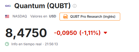 Volvoreta70's tweet photo. #QciQuantum #QUBT  QUBT is yet another stock driven by hype, with very little substance behind the whole story. How is it possible for a company like this to be listed on Nasdaq? If this is what is considered acceptable, it’s a disgrace to the credibility of the market. https://t.co/X5iB2zMSAT