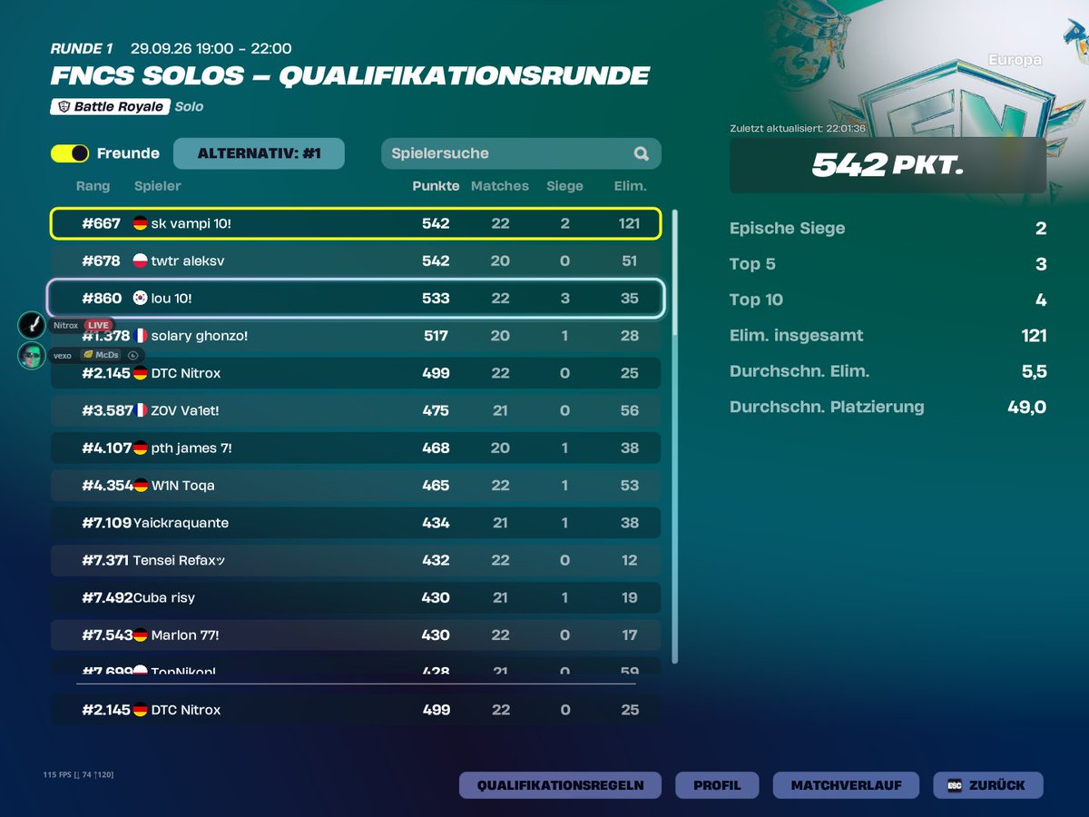 EE_1NitroX's tweet photo. qualed r2 today played bad but 240 points on this day gl on saturday w/@DetectEsportsEU @DetectFuture @twixxgotty https://t.co/SMhrxYJ18U