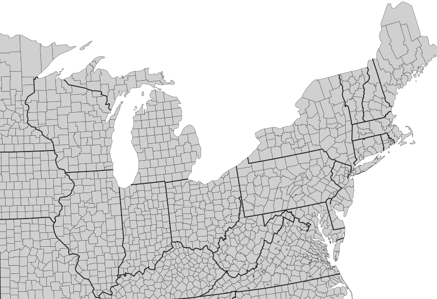 Random832's tweet photo. @flatuencer @TerribleMaps hmm, it looks like you might be right for NH, but those are way too big to be counties [except the ones near cities] in the midwest. And they're too small to be House districts. https://t.co/RUmbygj0PD