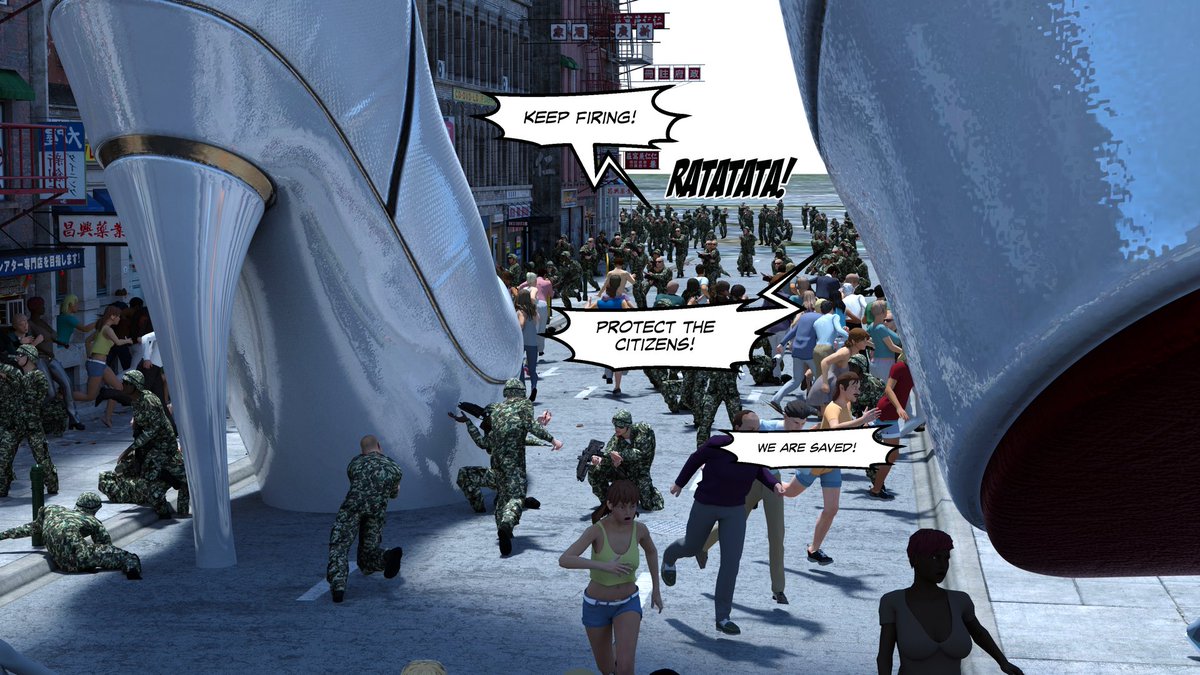 ThuwaGTS's tweet photo. A self-defense army tries to suppress a giantess! Will they be able to?
Story >> Sophia and the GodThief Ch1
#giantess #crush #femdom https://t.co/Lx99SIJ1tF