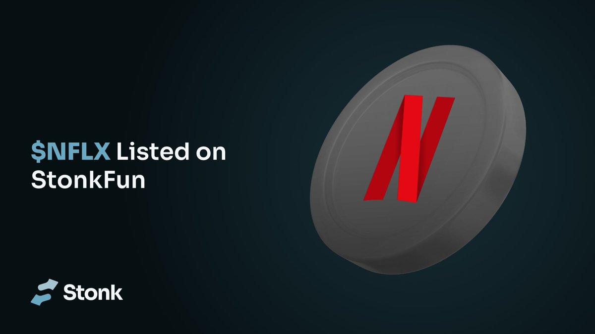 LaunchOnSF's tweet photo. Tonight’s plans: Netflix and hold.

You can now launch coins paired with $NFLX from @netflix, on StonkFun.

https://t.co/Lq5IOclKDH

Powered by @Sunrise and @Backpack. https://t.co/4s8pwSRb6V