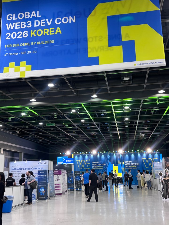Quark_Chain's tweet photo. QuarkChain at GWDC 2026 Korea 🇰🇷
“For Builders, By Builders” — a great place to exchange ideas around scaling, infrastructure, and what’s being built next across Web3. https://t.co/oJic5JM0QS
