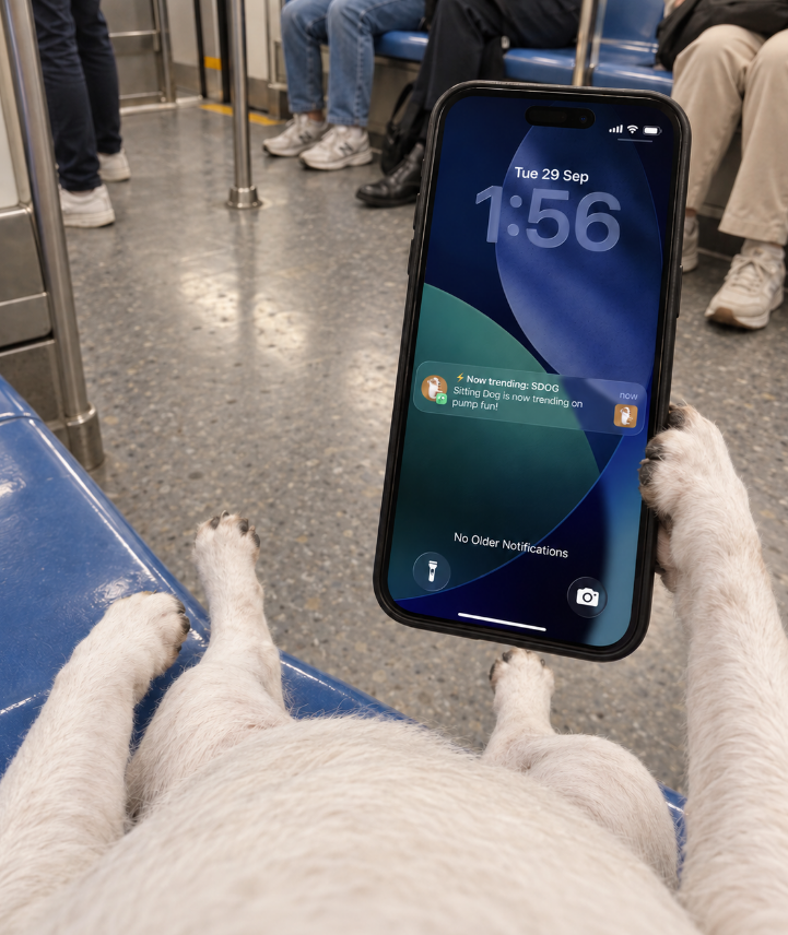 sittingdogpf's tweet photo. I'm trending on the @Pumpfun app! https://t.co/OWYY2trx0X