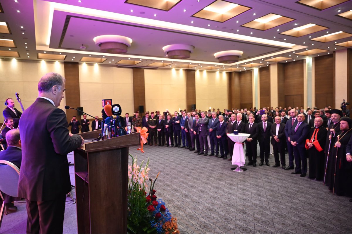 SafeenDizayee's tweet photo. Wonderful evening at Armenia National Day reception in Erbil with @Armenia_in_IQ Ambassador Ruben Soghoyan and @ArmeniainErbil Acting CG Rafayel Movsesyan. On behalf of KRG, I wished the people &amp; Government of Armenia peace and prosperity and underlined our good bilateral ties. https://t.co/X4OmpTnLxC