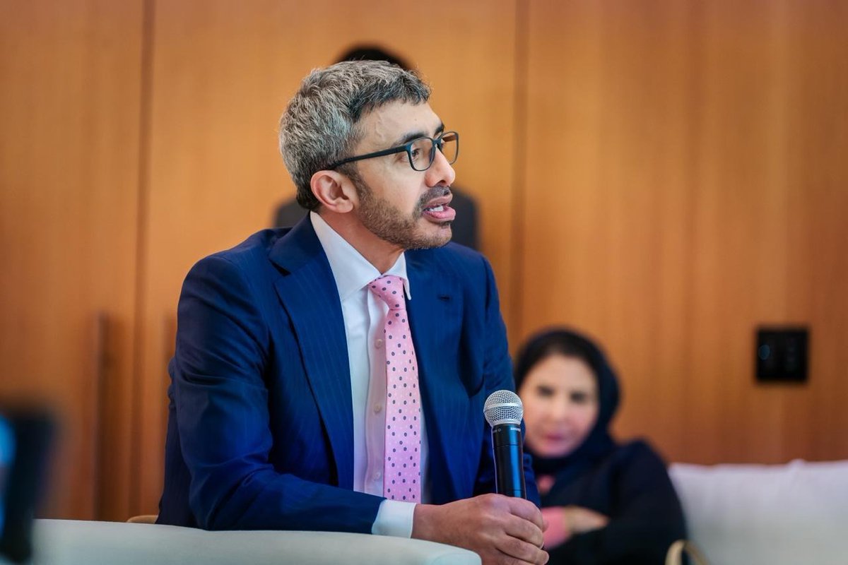 UAEMissionToUN's tweet photo. During #UNGA81, the Ministry of Foreign Affairs together with the Ministry of Investment organized the inaugural “UAE Majlis Investment Council.” The event brought together a distinguished group of senior officials, global decisionmakers, prominent investors, business leaders, and thought leaders for a high-level dialogue on emerging economic issues and strategic investment priorities, while exploring future prospects for economic and investment cooperation. 
                                                                           
The first edition of the Council was held under the theme “Resilient Supply Chains and Smart Logistics.”

#UAExUNGA81