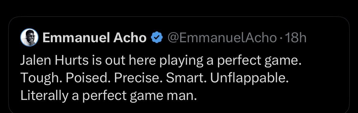 SwiftyNetwork's tweet photo. Emmanuel Acho has deleted this tweet. 
Let's make sure it is remembered without giving him any impressions! Like and share this one folks!!!! https://t.co/Jv3ticshtj