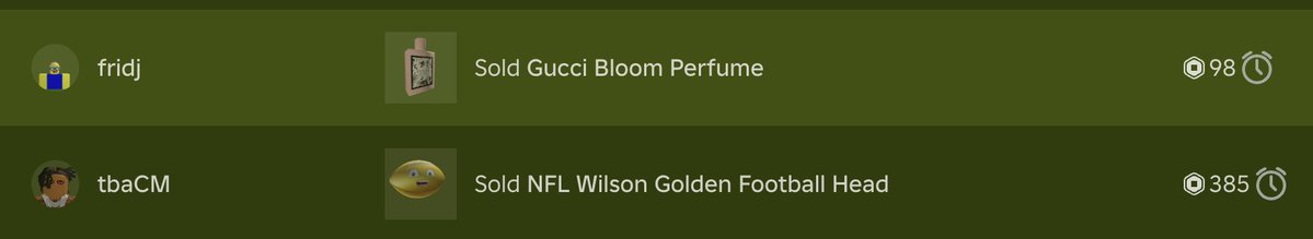 Crocsgodd's tweet photo. who tf is buying golden wilson football head i just put them up for sale https://t.co/HskiBjkFxM