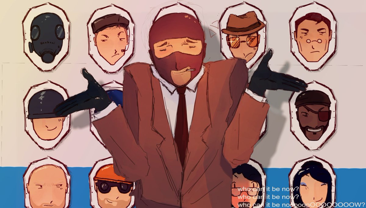 kyssuery's tweet photo. spy around here! #tf2 #fanart #fyp https://t.co/ULj6xbrQ0t