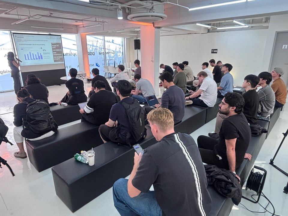 Quark_Chain's tweet photo. At Ethereum Korea One — Genesis today.
From Glamsterdam and Ethereum clients to validators and L2 scaling, plenty of deep technical conversations with the builders actually moving Ethereum forward. https://t.co/ZshGTVfNuo