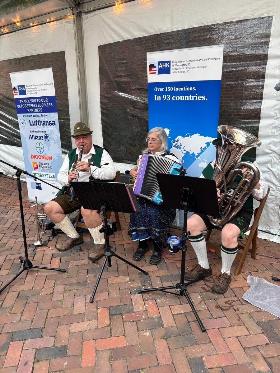 grpva's tweet photo. GRP joined the Delegation of German Industry and Commerce in DC for Oktoberfest 2026 at Decatur House. Thanks to investors Arco Design|Build, VHB and Gilbane Building Company for joining us, and to fellow sponsor Allianz. #GreaterRichmond #Oktoberfest https://t.co/w2ygfif4tw