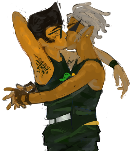 Brofisticuffs's tweet photo. gay kissing doodle number five billion https://t.co/iZFtZtjy6Z