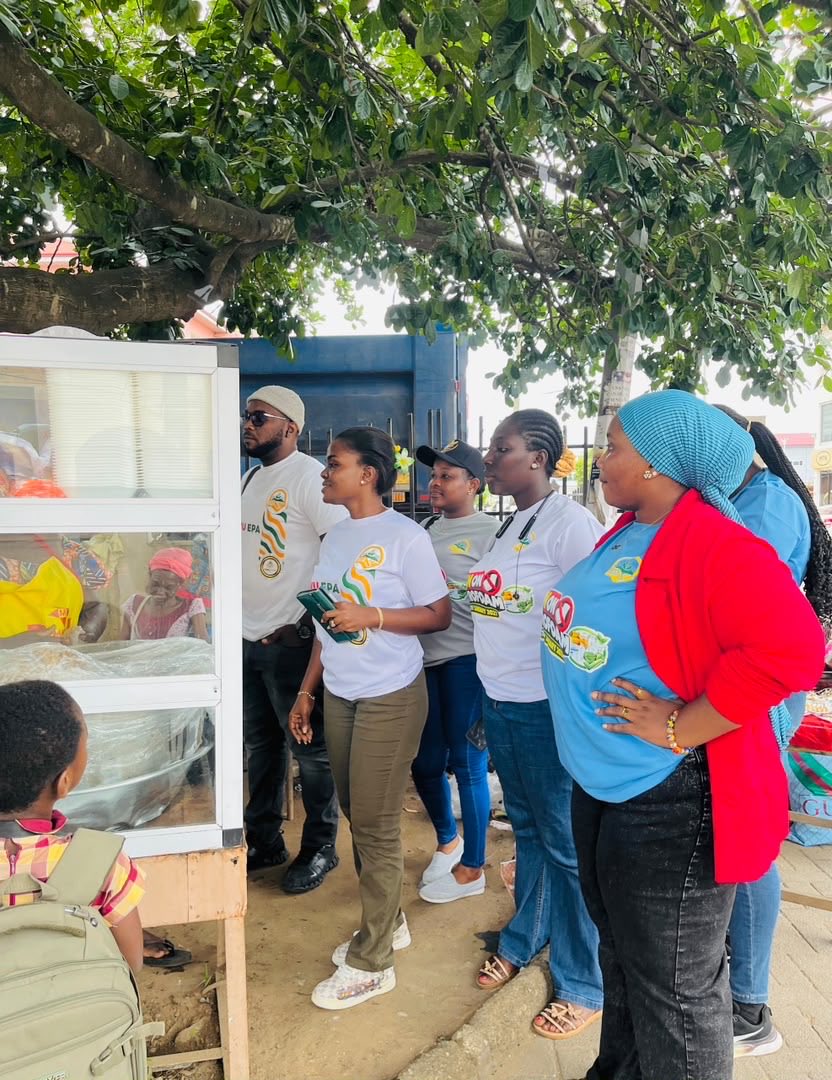 EPA_Ghana's tweet photo. On Tuesday, 29th September 2026, being Day 2 of the Eastern Expo, officers from the Environmental Protection Authority (EPA), Eastern Regional Office continued their public education and sensitisation campaign on the ban on styrofoam products in Ghana. https://t.co/Aa6KaVChyi