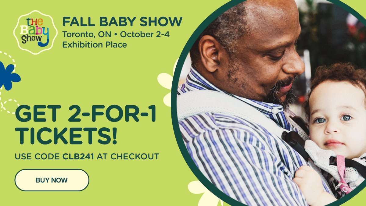 ParentLifeNet's tweet photo. How does someone so small have a longer shopping list than you?

Toronto Fall Baby Show • Oct 2–4 • Enercare Centre
Exclusive to PLN members: 2 for 1 general admission tickets. Use CLB241 by Oct 2, 11:59 p.m.

Grab your tickets: https://t.co/40bFQYUrxl https://t.co/urNxJqTQSw
