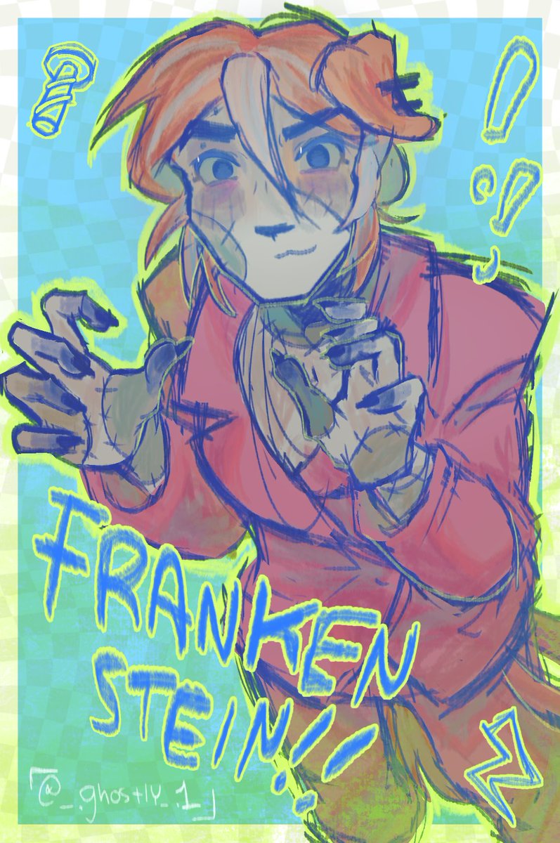 Gh0stlyy01's tweet photo. FRANKENSTEIN Q!KATIE!🎃
(OCTOBER IN 2 DAYS!)

#Katieb #katiebfanart #qsmpfanart #qsmpart #qsmp2art #frankenstein #fanart https://t.co/Bvwd7OHfA6