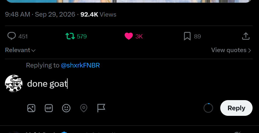 landofv23's tweet photo. @shxrkFNBR done goat https://t.co/BcKZaJTKAY