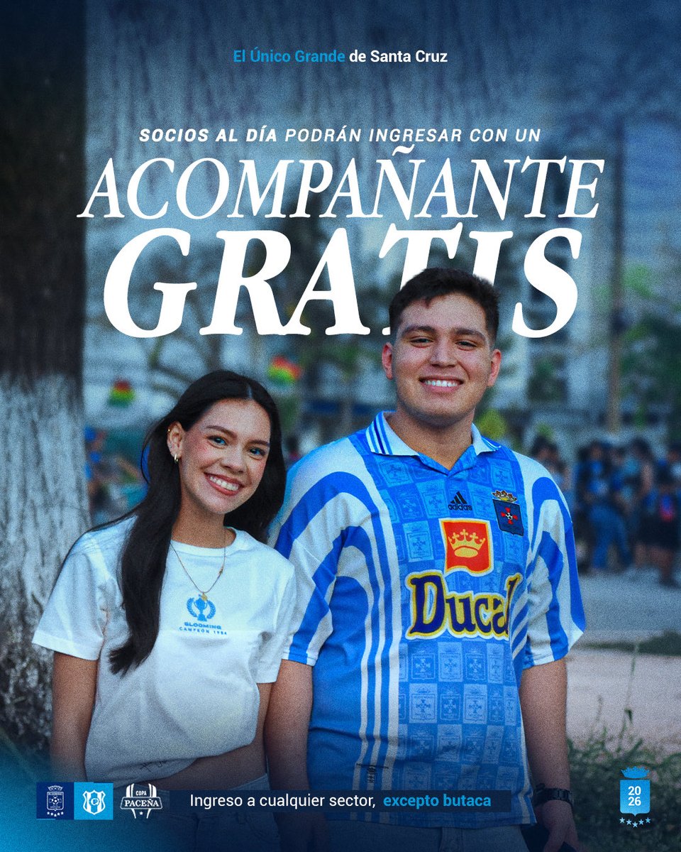 BloomingOficial's tweet photo. ¡𝐒𝐨𝐜𝐢𝐨𝐬 𝐚𝐥 𝐝𝐢́𝐚 𝐩𝐨𝐝𝐫𝐚́𝐧 𝐢𝐧𝐠𝐫𝐞𝐬𝐚𝐫 𝐜𝐨𝐧 𝐮𝐧 𝐚𝐜𝐨𝐦𝐩𝐚𝐧̃𝐚𝐧𝐭𝐞! ☝🏼🪪💙

Todos los socios al día hasta el mes de septiembre podrán ingresar con un acompañante gratis a su sector correspondiente (Válido para cualquier sector del estadio excepto butaca https://t.co/awKYIRRLr1