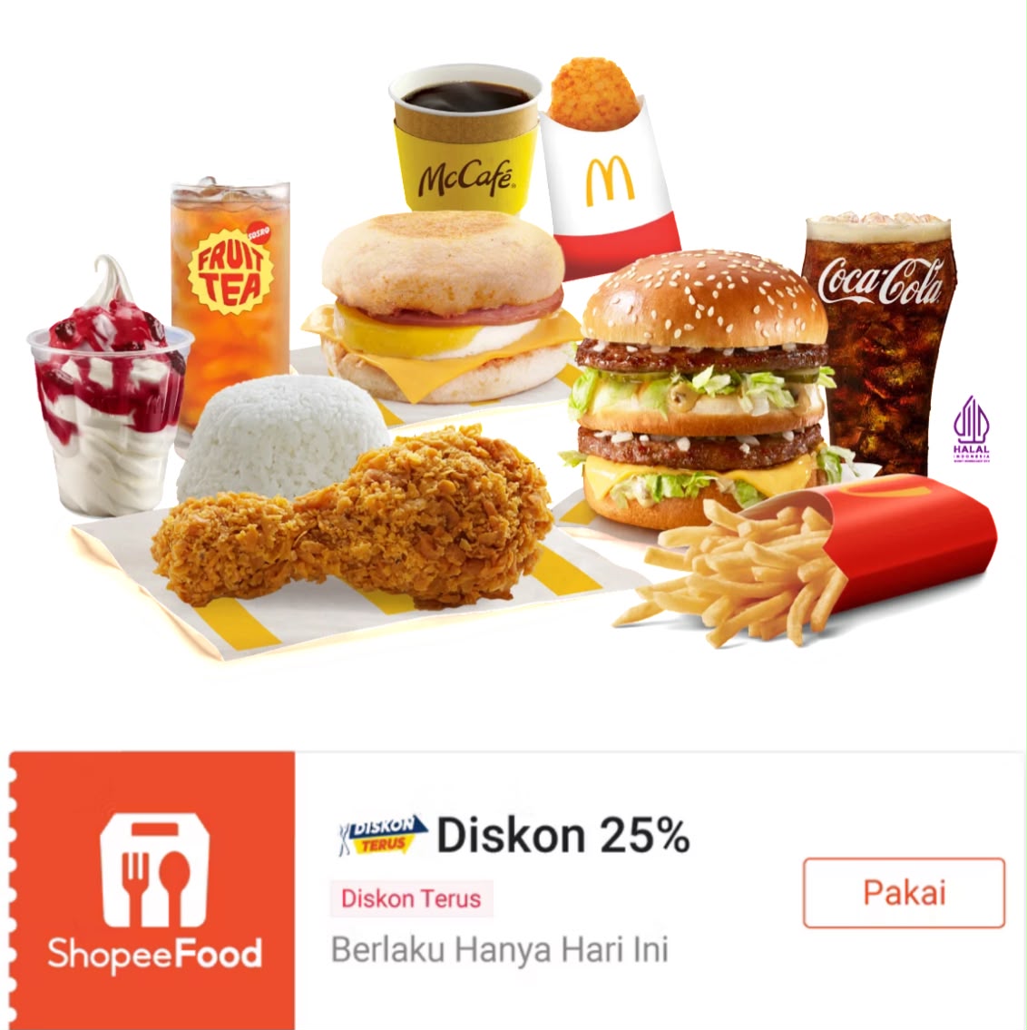 kirazna's tweet photo. VOUCHER DISKON MCD‼️
Buruan ambil voucher dan ambil promo menarik lain nya‼️

🔗 : https://t.co/nvFsxDneic https://t.co/CdVhCvyl92