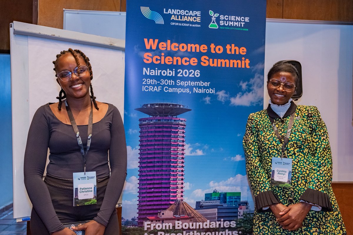 TheLandAlliance's tweet photo. 3/ Across these conversations, the focus was on what it takes to move from knowledge to action. Science, innovation and locally grounded solutions have an important role to play in addressing Africa’s development challenges.

#ScienceSummitNairobi #LandscapeAlliance https://t.co/BqPRu0OwMT