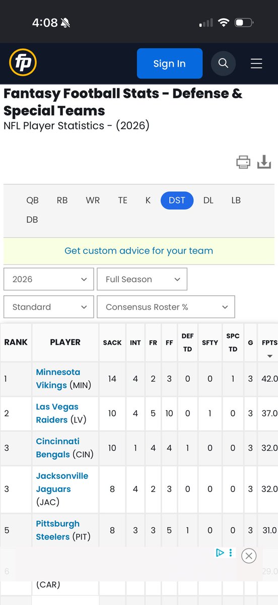 RaiderNation127's tweet photo. @85Ice @RaidersAQ Lol. What platform is that… ESPN?? (ouch) 😂.  
👇🏼👇🏼 https://t.co/excSId8PXn