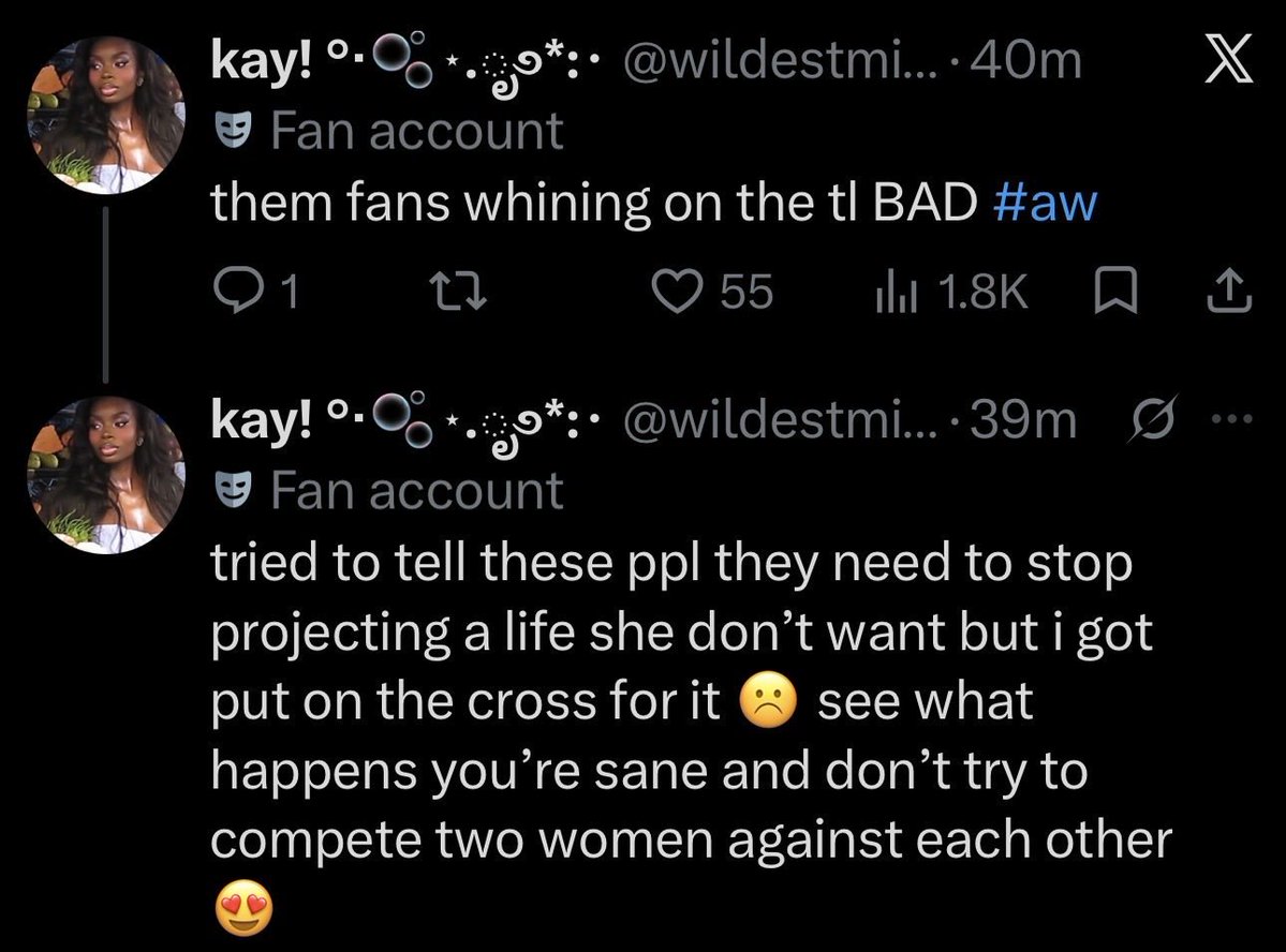 Nayainshambles's tweet photo. Trinity really keeps them up at night JXNXBXNXBNXX why are they focusing on what she's doing instead of their fave who's supposedly bigger than the program? https://t.co/NAsuLqCLl0