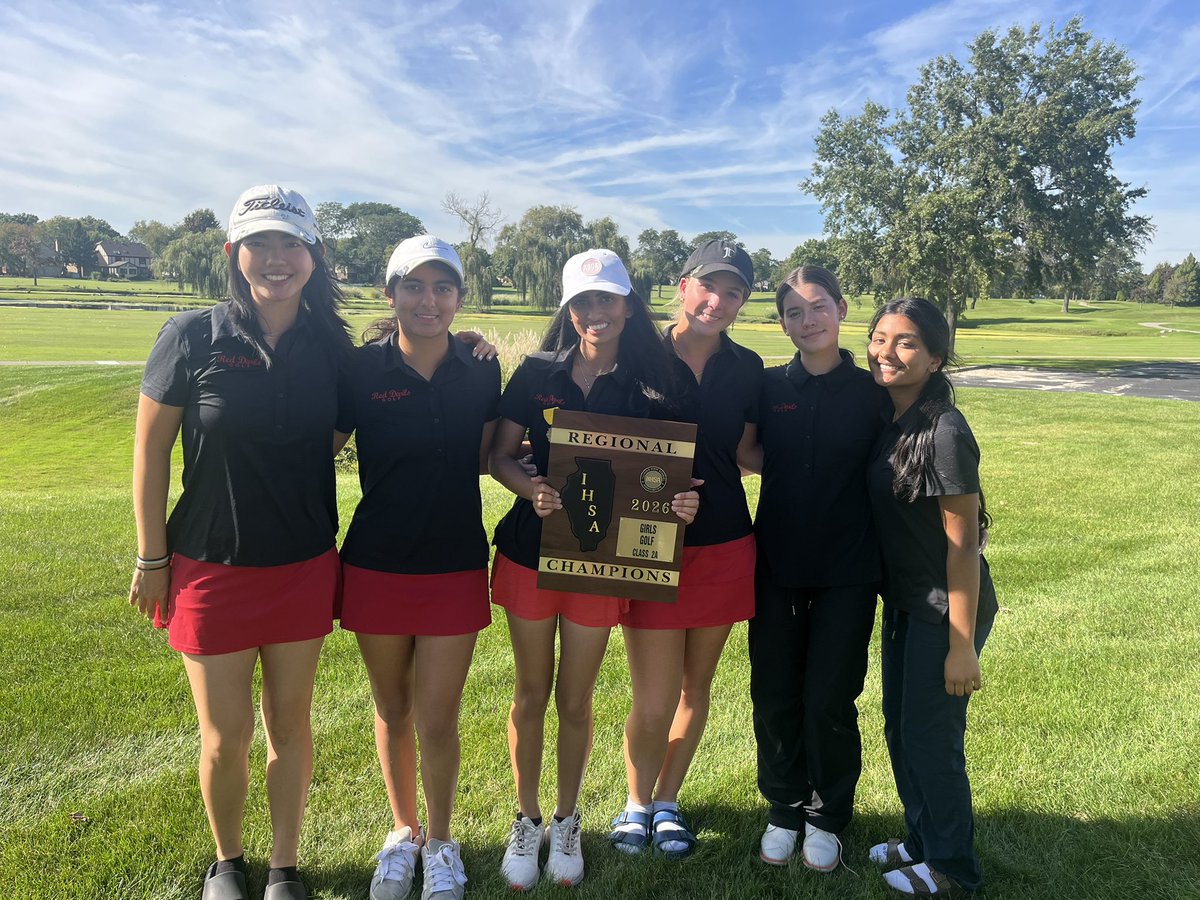 RedDevilsAD's tweet photo. Great job by the girls golfers today on winning the regional championship. Onto sectionals on Monday. https://t.co/NJkgXQc5JJ
