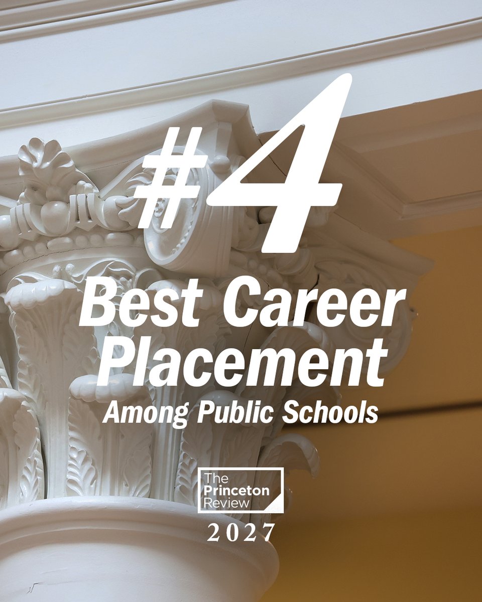 UVA's tweet photo. The University of Virginia is the No. 1 public school for financial aid in the country, according to @ThePrincetonRev’s 2027 Best Value rankings. 👏 

The company also named UVA the No. 2 value of all public colleges and No. 4 among public schools for both career placement and value without aid. https://t.co/ttGm6ysvfx