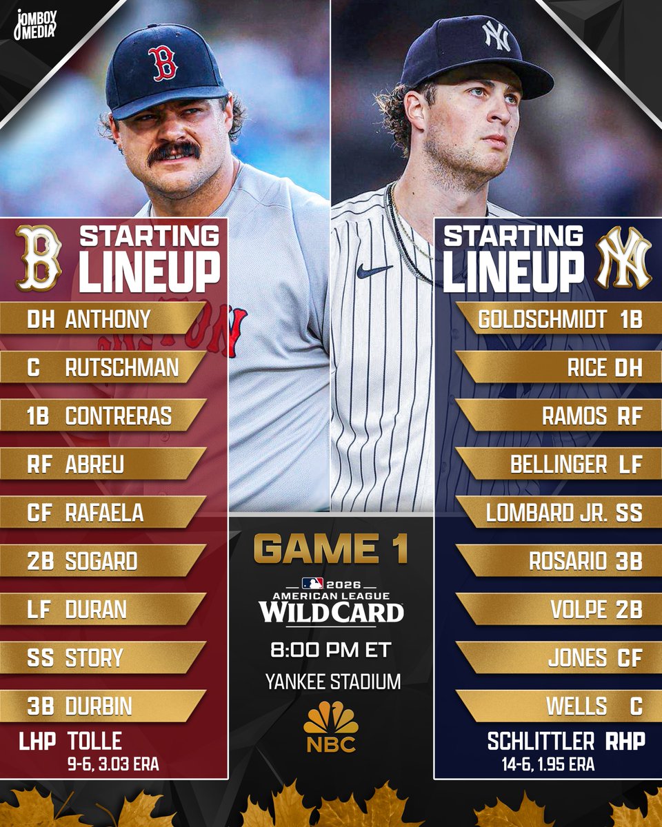 TalkinBaseball_'s tweet photo. Two of the game's youngest star pitchers face off in Game 1 of Red Sox vs. Yankees https://t.co/nJ8R6c0ldx