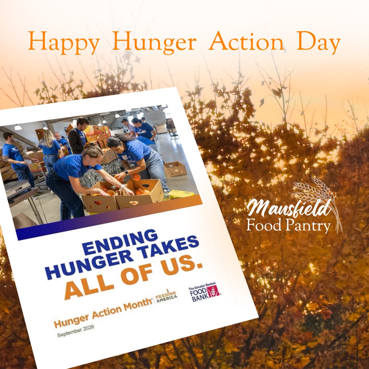 MansfieldPantry's tweet photo. Today on Hunger Action Day, we want to take a moment to say thank you!

Every volunteer and community member who gives their time, energy, or support to Mansfield Food Pantry plays an important role in ensuring that our neighbors have access to the food and resources they need. https://t.co/SvfkrKit0k
