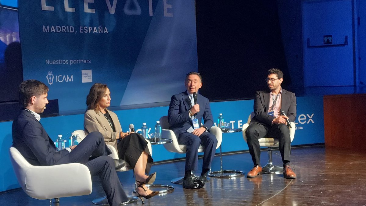 cremadescsotelo's tweet photo. ¿Cómo está transformando la IA la forma de trabajar de los despachos? Carlos Martínez-Cava, socio de Cremades & Calvo-Sotelo, abordó esta cuestión en Clio Elevate Madrid. #ClioElevateMadrid #Legaltech #Madrid #Iajuridica @vlex_es #Iartificial https://t.co/827rpliHLo