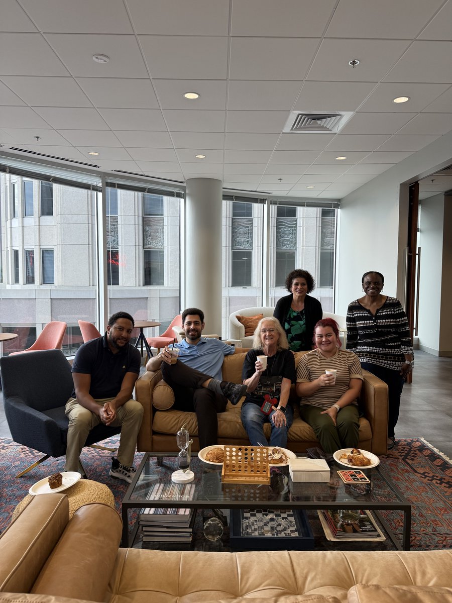 FoundryCRE's tweet photo. We celebrated National Coffee Day with full cups and good company across our offices. 

A special shoutout to Lineage Coffee Roasting for keeping our HQ crew caffeinated! https://t.co/3N2ABmr3N3