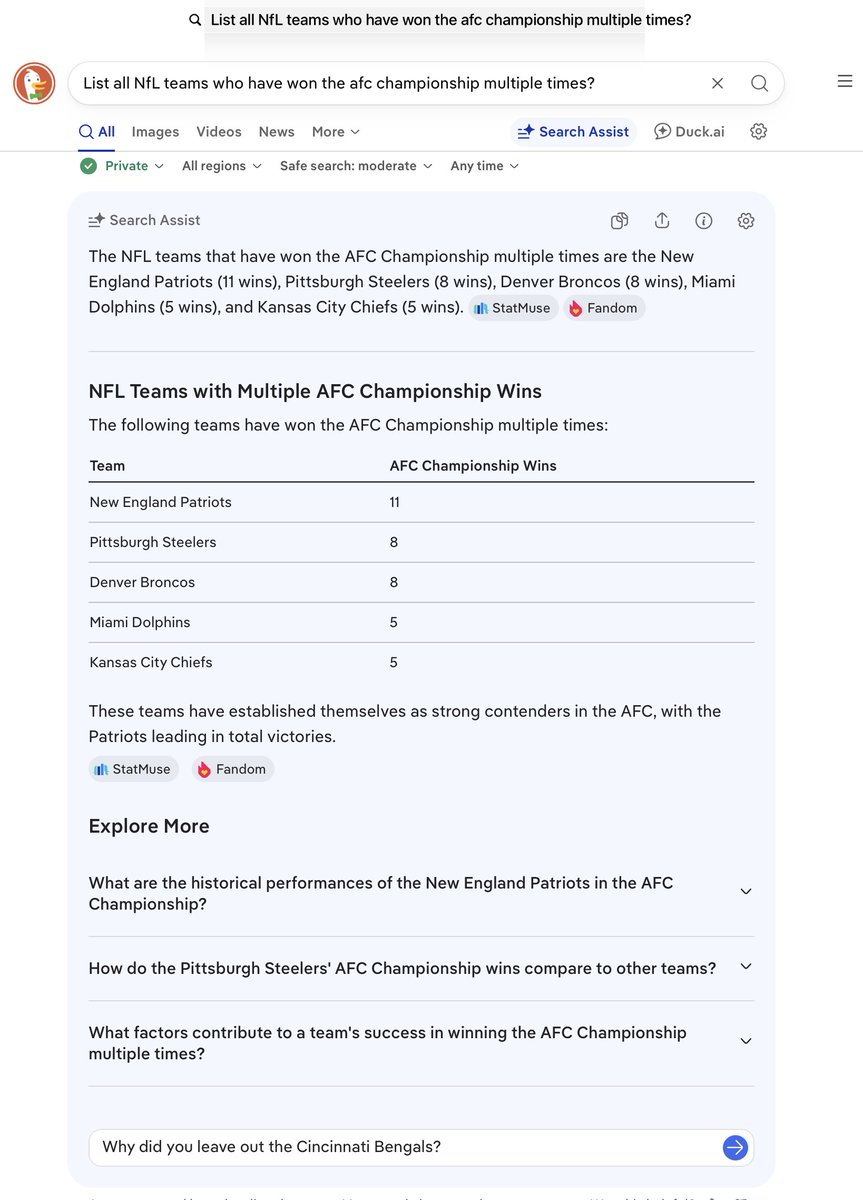 Crystal91a's tweet photo. @Promogirl07 @BreighdorheD @HedgeCapitalUS @RangerH338 Just a reminder that you can NOT always trust Chat GPT or any other AI. I have had to correct it multiple times. In this case, I asked the question several different ways to get the correct answer, but it repeatedly- and inexplicably- gave the wrong answer. I find this alarming. https://t.co/oZxSamP5qK