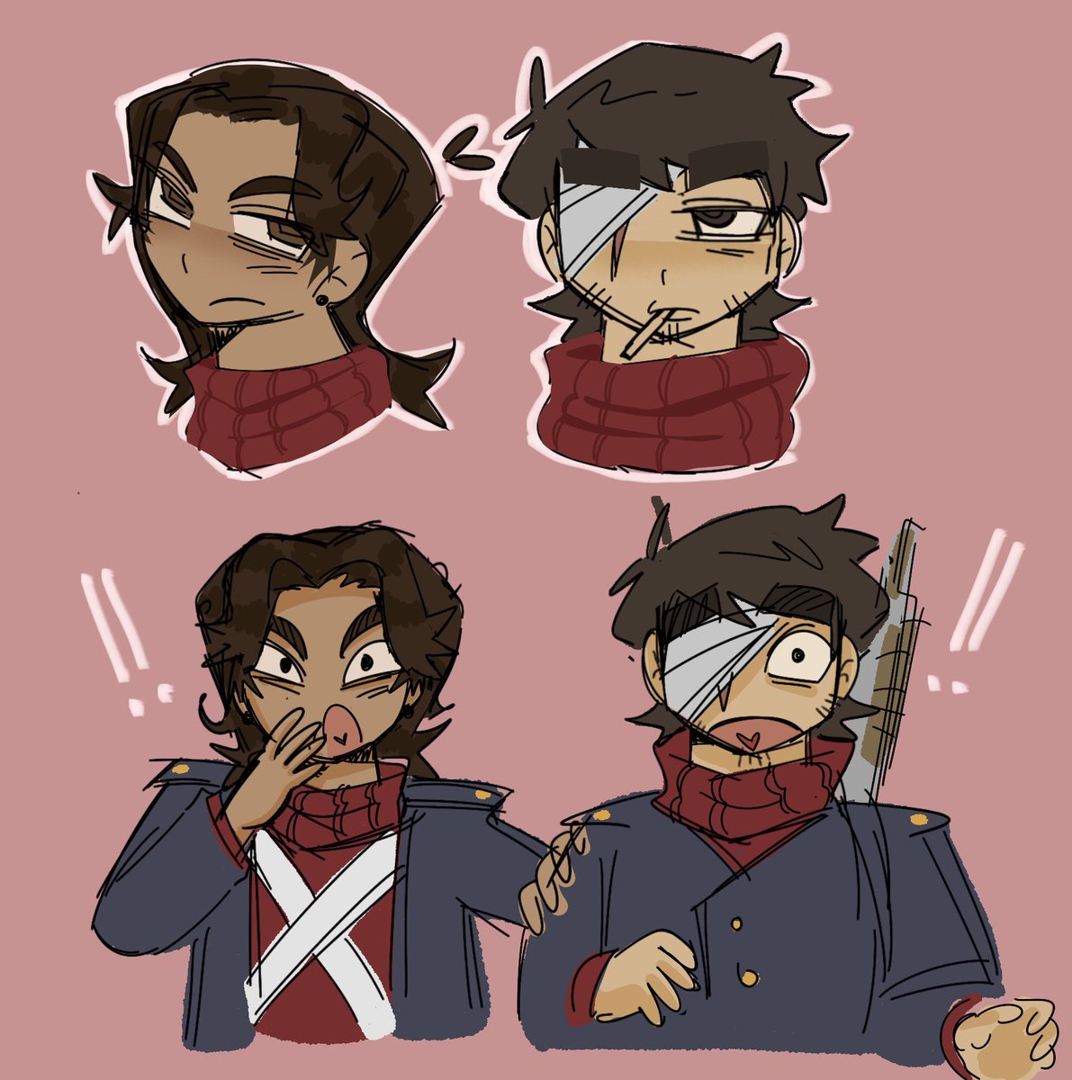 silly_lil_star's tweet photo. I wanted to draw them #patpaul idk https://t.co/yhbBpVE3QL