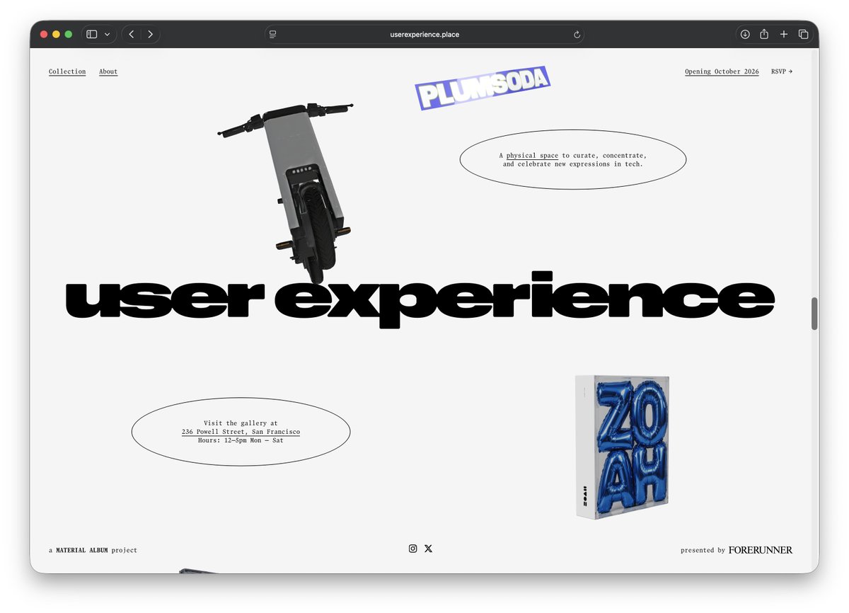 ux_place's tweet photo. site updates with gallery hours - full collection goes live Monday! https://t.co/obO75uKgOt