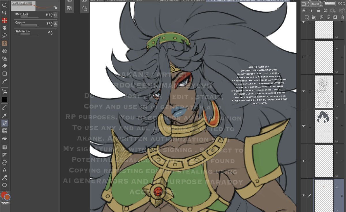 SWORDQUEENN's tweet photo. Sylvi.

Art WIP 🚧 

AKANË—JESUS YOU REALLY ARE LOOKING LIKE A GERUDO NOW 😩😩😩 https://t.co/YDMnTfDum5