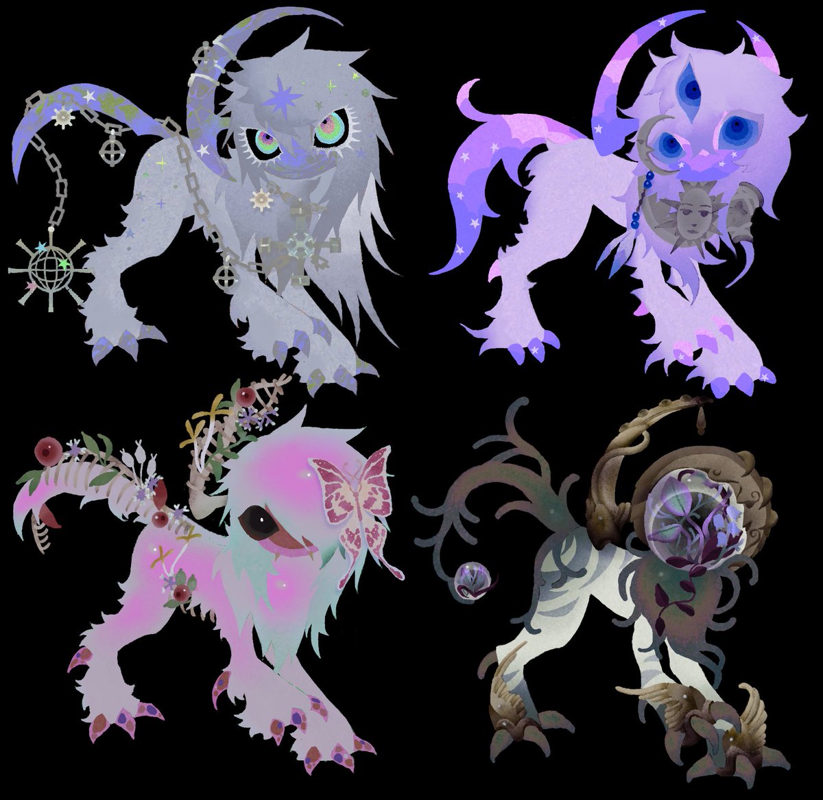 lobearta's tweet photo. whoa! a horde of absol appeared! https://t.co/XeWQeARwAP
