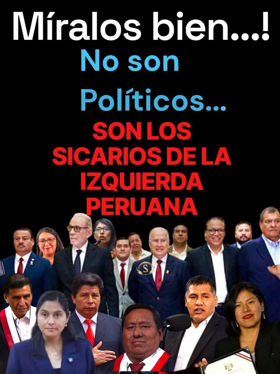 dil_dilber's tweet photo. SOCIALISTAS  desestabilizadores, destructores, improductivos, con afinidad a esa red d #Terroristas d SL.MRTA, NO pueden seguir MANIPULANDO y OBSTRUYENDO-bienestar social y desarrollo del país."Presidenta #KeikoFujimori",actúe firme frente a la Negación d éstos  enemigos del🇵🇪.👇 https://t.co/kmgPoyOoBf