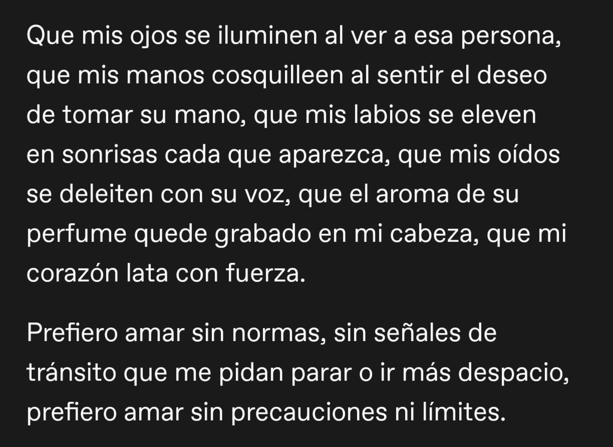 ShadoWitch_D's tweet photo. Este es el poema que mencioné. No es la mejor redacción que he tenido porque es de hace tiempo jeje

Pero bueno, así de intensa siento que es mi forma de amar y quisiera eso mismo de regreso. https://t.co/os0FssaVRH