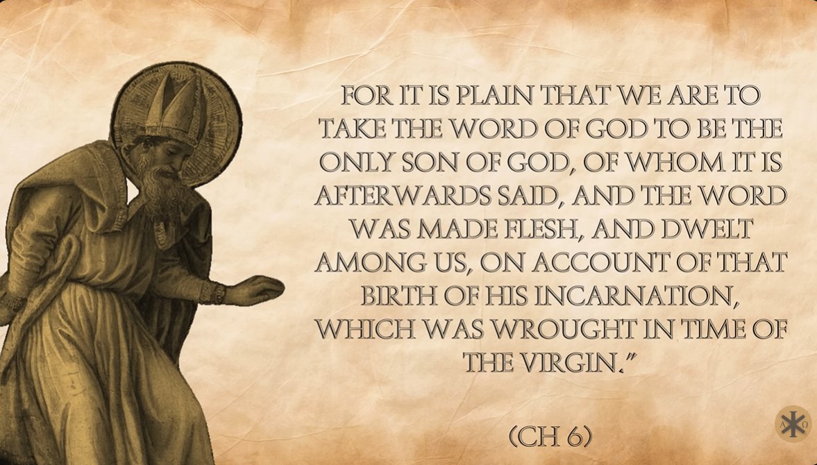 DDCatholicism's tweet photo. According to John 1:1, Christ is God, as Saint Augustine noted. https://t.co/XYMazvUFu3