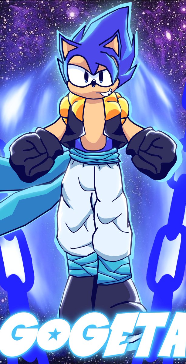 PenCap2495's tweet photo. I saw a while back in #abyssalescape's server that there was a fusion vest cosmetic. sooooo. #dragonball #Gogeta #sonicexe https://t.co/19WfZP7ukF